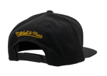 Mitchell & Ness Men's NBA Los Angeles Lakers Black Dynamic Snapback Cap