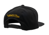 Mitchell & Ness Men's NBA Los Angeles Lakers Black Dynamic Snapback Cap