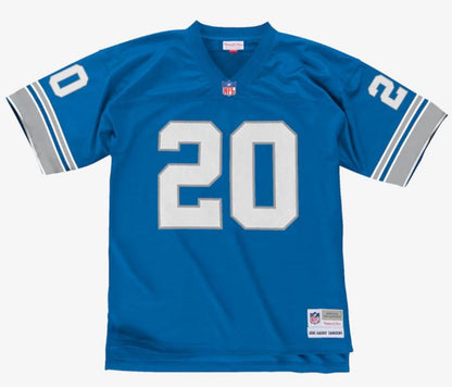 Mitchell & Ness NFL Barry Sanders Detroit Lions 1996 Legacy Player Jersey - Blue
