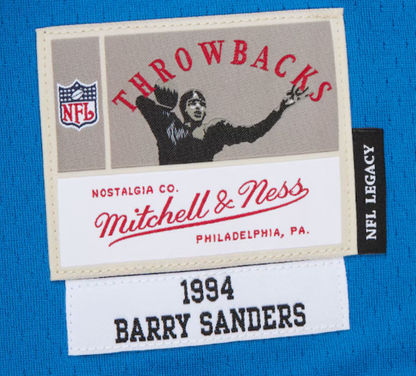 Mitchell & Ness NFL Barry Sanders Detroit Lions 1994 Legacy Player Jersey - Blue