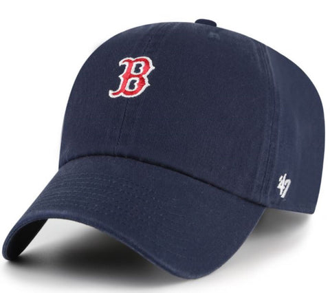 47 MLB Boston Red Sox Base Runner Ballpark Clean Up Adjustable - Navy/Red