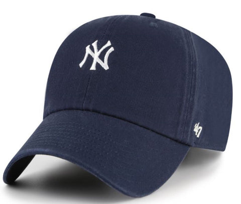 47 MLB New York Yankees Base Runner Ballpark Clean Up Adjustable - Navy Blue