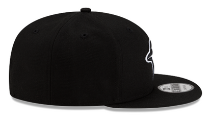 New Era MLB Toronto Blue Jays Basic 9FIFTY Adjustable Snapback Hat - Black/White