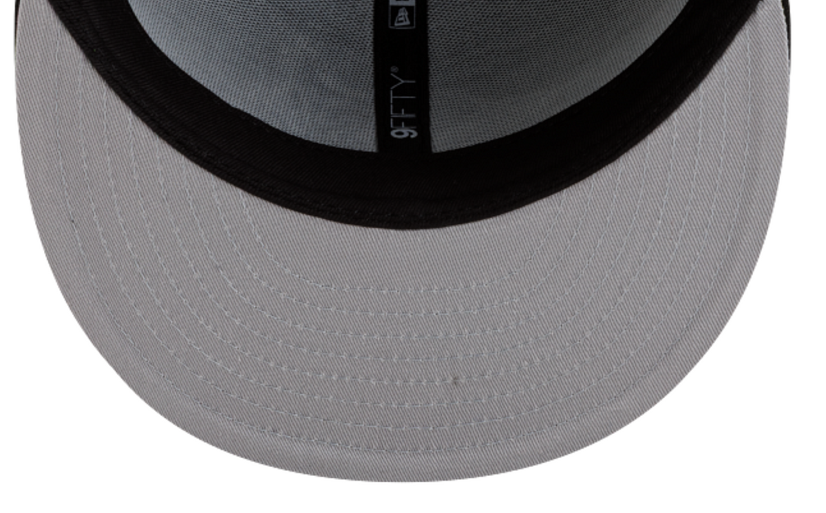 New Era MLB Toronto Blue Jays Basic 9FIFTY Adjustable Snapback Hat - Black/White