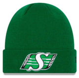New Era CFL Saskatchewan Roughriders Basic Cuff Knit Beanie - Green