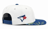 ’47 MLB Toronto Blue Jays Beach Side Snapback Hitch Hat - White/Blue