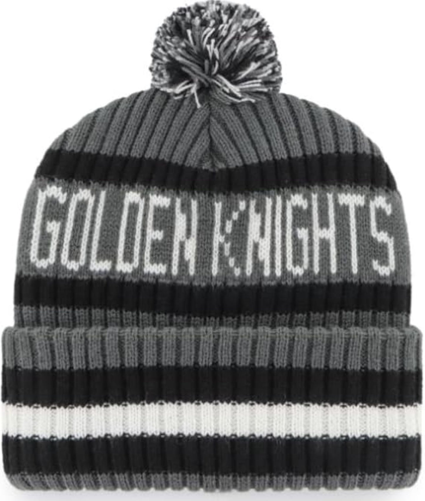 47 NHL Las Vegas Golden Knights Bering Knit Cuff Pom Hat - Grey