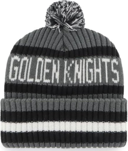 47 NHL Las Vegas Golden Knights Bering Knit Cuff Pom Hat - Grey