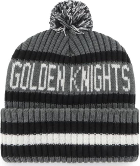 47 NHL Las Vegas Golden Knights Bering Knit Cuff Pom Hat - Grey