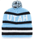 '47 NHL Utah Mammoth Bering Cuff Knit Toque - Powder Blue