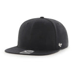 47 Classic Black Captain Snapback Cap - Blank