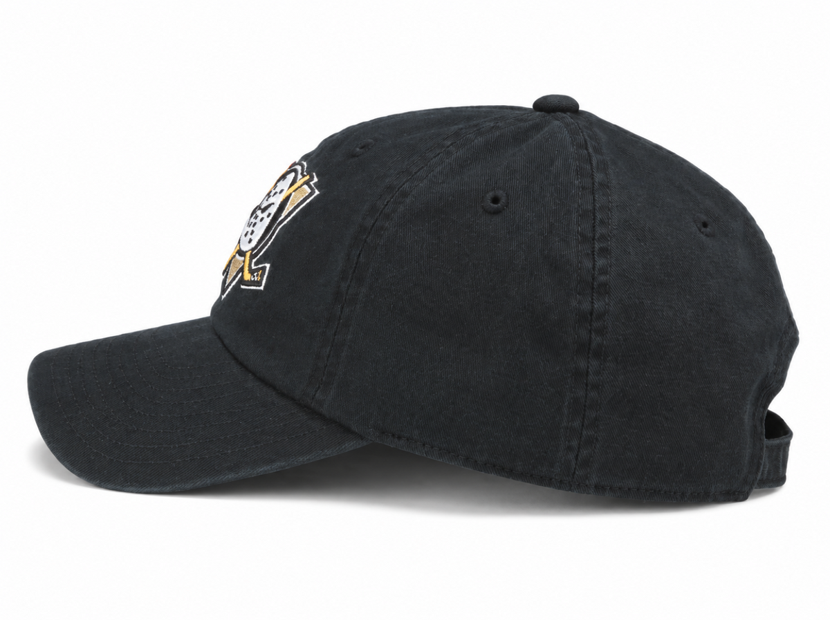 American Needle NHL Anaheim Ducks Blue Line Adjustable Cap - Black