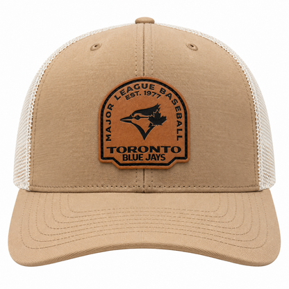'47 MLB Toronto Blue Jays Bonehide Mesh Adjustable Trucker Hat - Brown/White