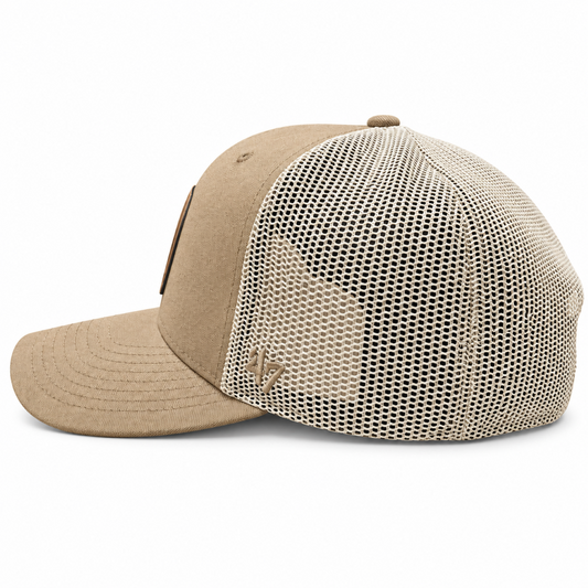 '47 MLB Toronto Blue Jays Bonehide Mesh Adjustable Trucker Hat - Brown/White