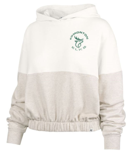 '47 CFL Women's Edmonton Elks Bonita Hoodie - White