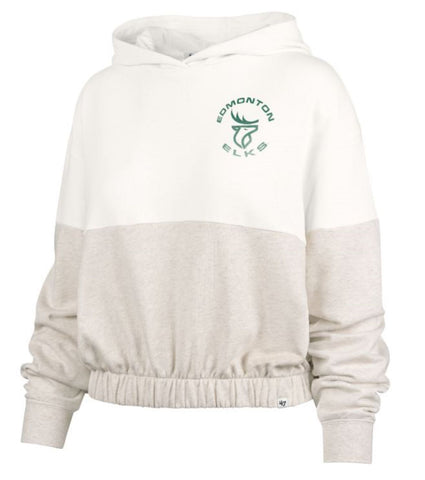 '47 CFL Women's Edmonton Elks Bonita Hoodie - White