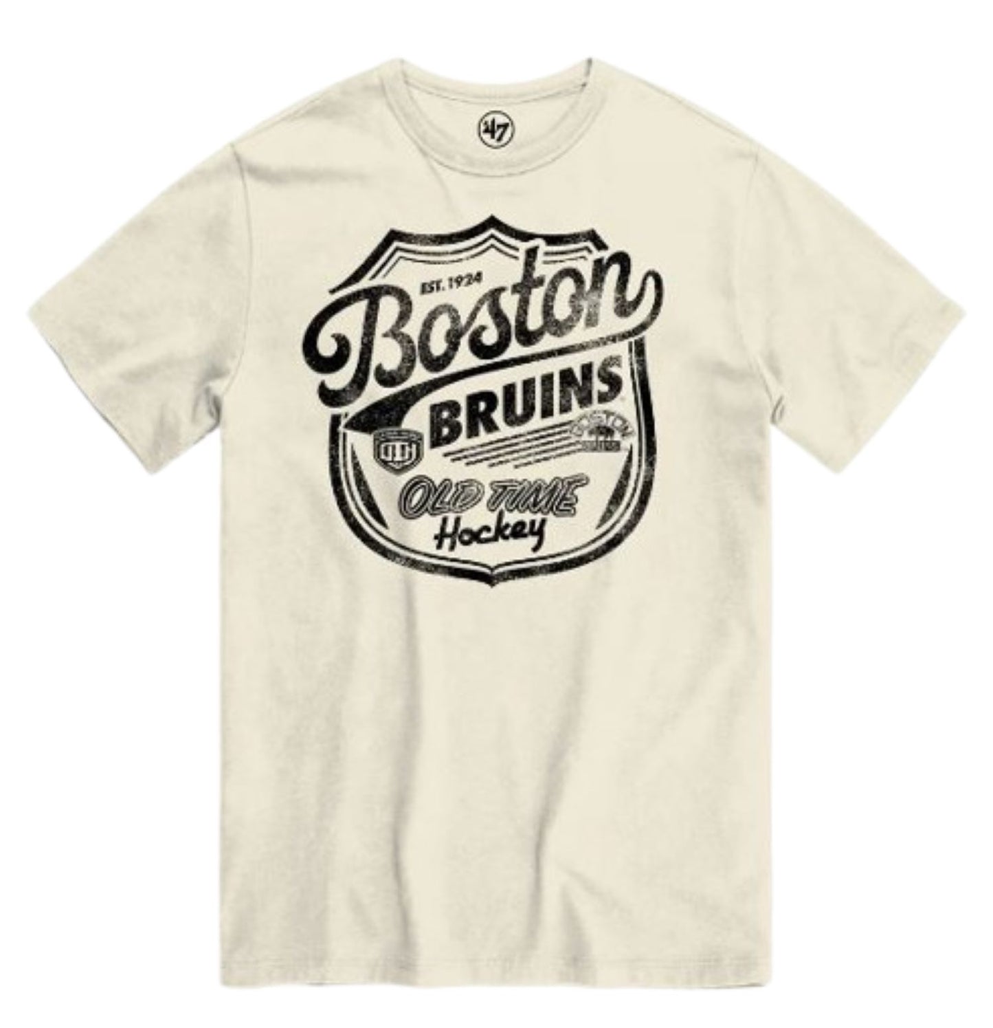 47 NHL Boston Bruins Old Time Hockey Poke Check Tee - White