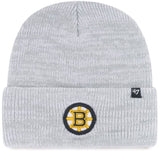 47 NHL Boston Bruins Brain Freeze Cuff Knit Beanie - Grey