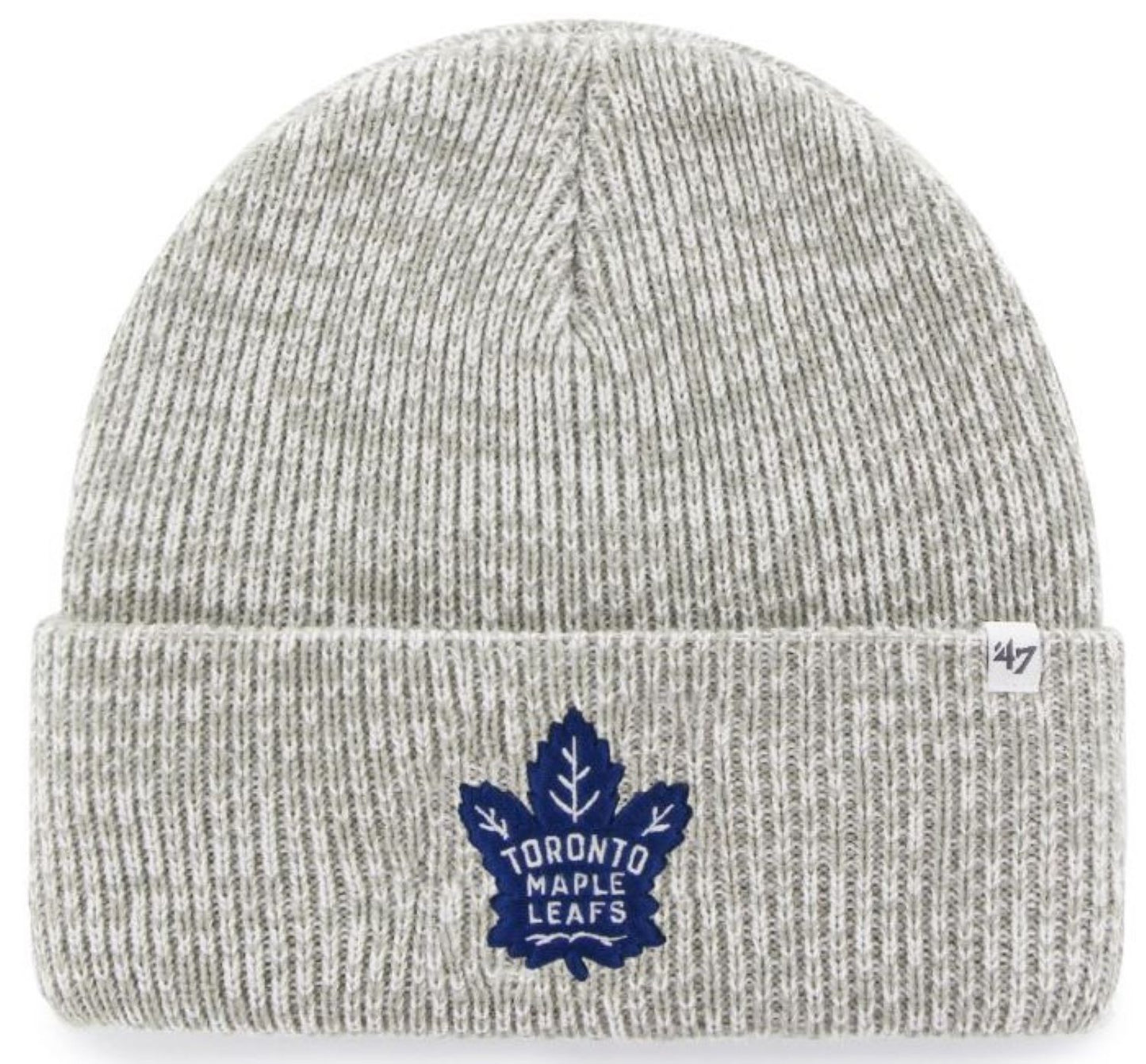 47 NHL Toronto Maple Leafs Brain Freeze Cuff Knit Beanie - Grey