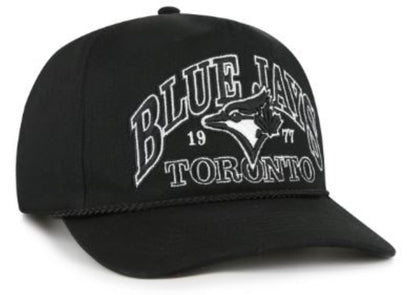 47 MLB Toronto Blue Jays Break Wood Hitch Adjustable Hat - Black