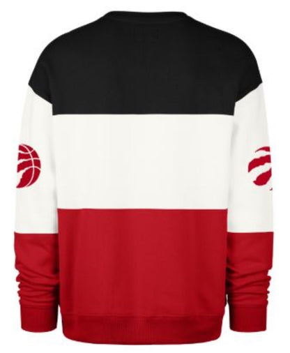 '47 NBA Toronto Raptors Breeze By Maximalist Crewneck - Red/White