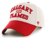 47 NHL Calgary Flames Broke Line MVP Adjustable Hat - Cream/Red