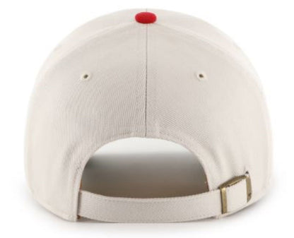47 NHL Calgary Flames Broke Line MVP Adjustable Hat - Cream/Red