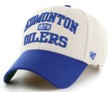 47 NHL Edmonton Oilers Broke Line MVP Adjustable Hat - Cream/Blue