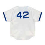 Men's Jackie Robinson White Brooklyn Dodgers Cooperstown Collection 1949 Authentic Player Jersey