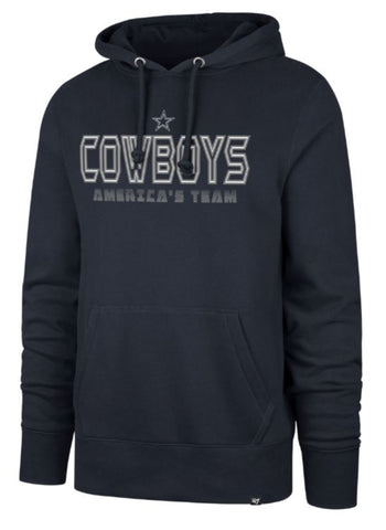 '47 NFL Dallas Cowboys Byline Headline Hoodie - Navy
