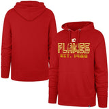 '47 NHL Calgary Flames Byline Headline Hoodie - Red