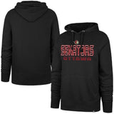 '47 NHL Ottawa Senators Byline Headline Hoodie - Black