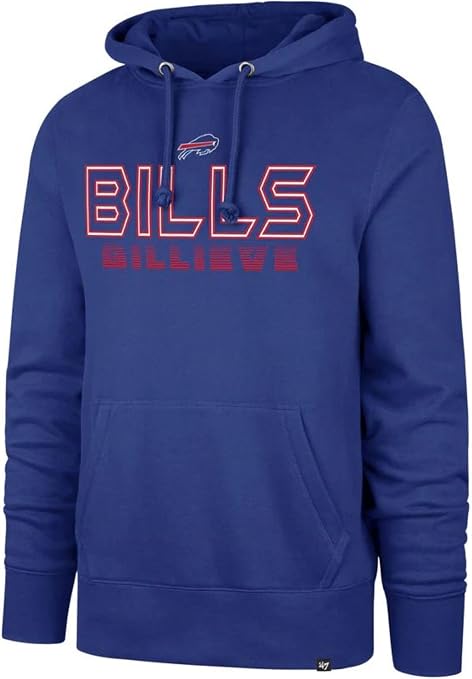 '47 NFL Buffalo Bills Byline Headline Hoodie - Blue