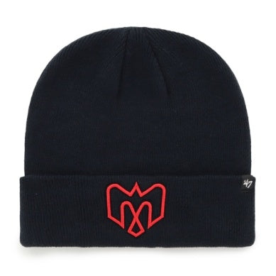47 CFL Montreal Alouettes Raised Cuff Knit Hat - Black