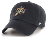 '47 NBA Philadelphia 76ers Clean Up Adjustable Cap - Black
