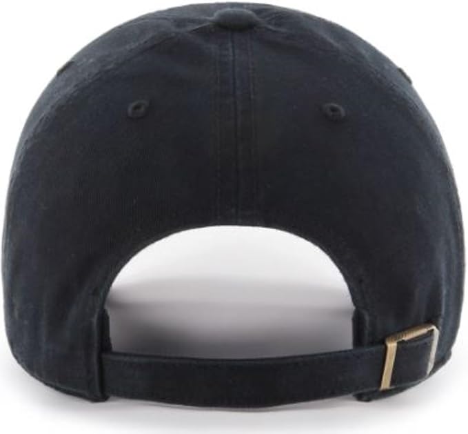 47 NFL Detroit Lions Clean Up Adjustable Cap - Black on Black