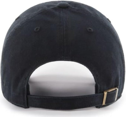 47 NFL Detroit Lions Clean Up Adjustable Cap - Black on Black