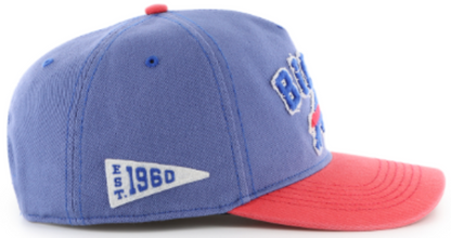 47 NFL Buffalo Bills Calderwood Hitch RF Adjustable Snapback - Blue/Red