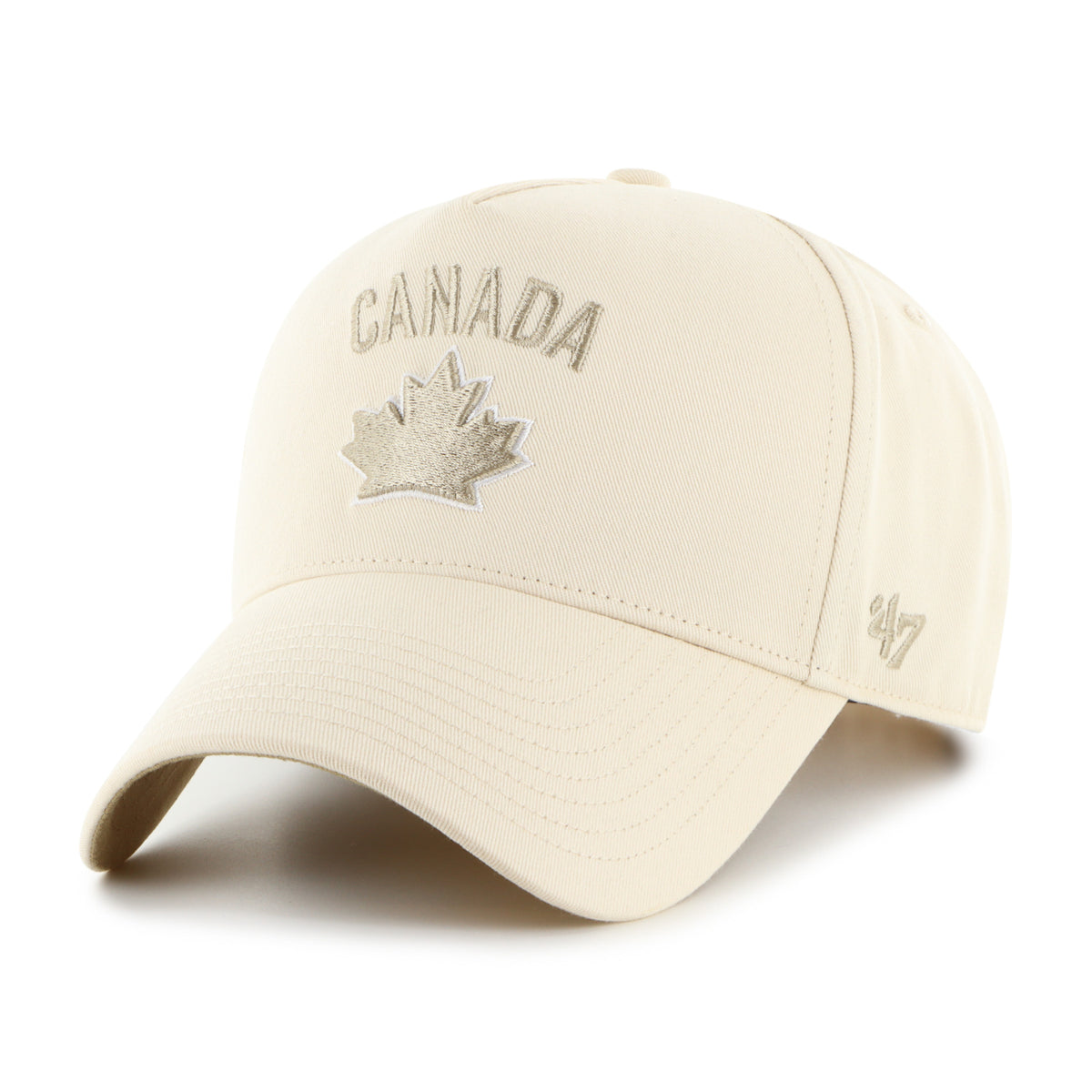 47 Canada Hockey Sure Shot MVP Creme de la Creme Adjustable Snapback hat - Cream