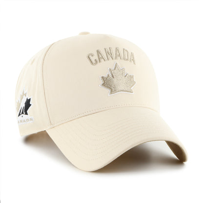 47 Canada Hockey Sure Shot MVP Creme de la Creme Adjustable Snapback hat - Cream