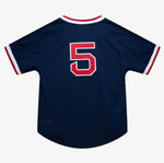 Men's Nomar Garciaparra Navy Boston Red Sox Cooperstown Collection  Authentic Batting Practice Player Jersey