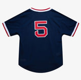 Men's Nomar Garciaparra Navy Boston Red Sox Cooperstown Collection  Authentic Batting Practice Player Jersey