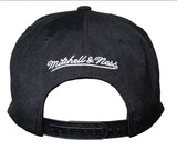 Calgary Flames Mitchell & Ness Negative Space Snapback