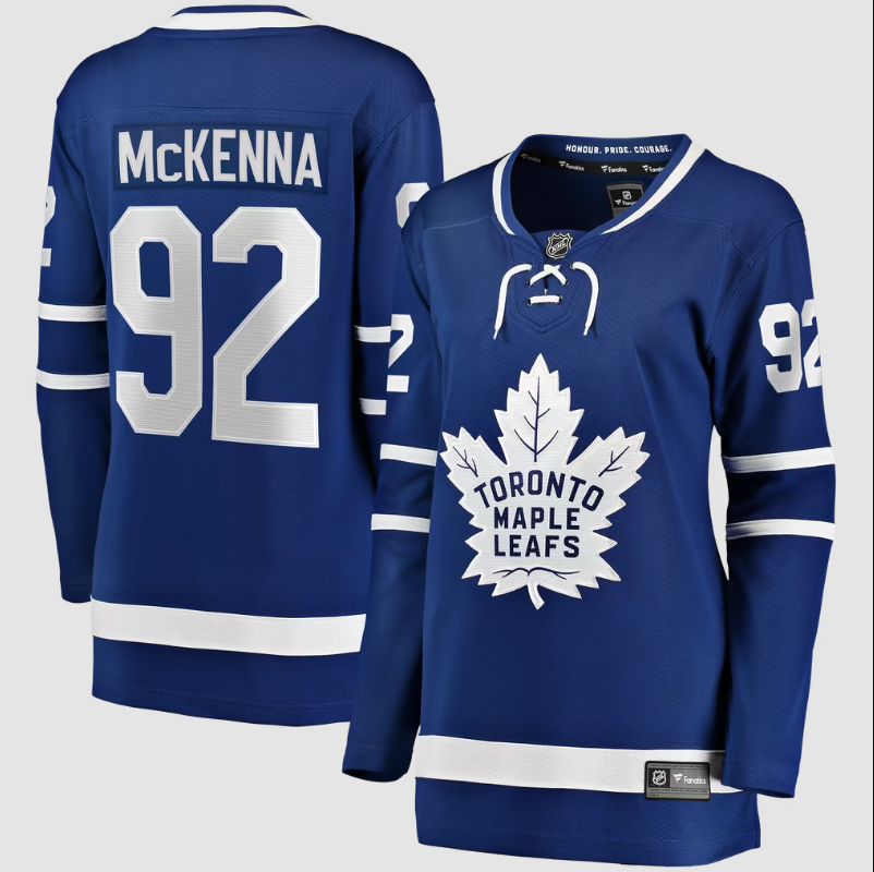 Fanatics NHL Women's Toronto Maple Leafs Gavin McKenna Breakaway Player Jersey - Blue