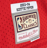 Mitchell & Ness Men's NBA Chicago Bulls Scottie Pippen 2003-04 Hardwood Classics Swingman Jersey - Red
