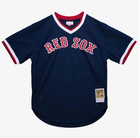 Men's Nomar Garciaparra Navy Boston Red Sox Cooperstown Collection  Authentic Batting Practice Player Jersey