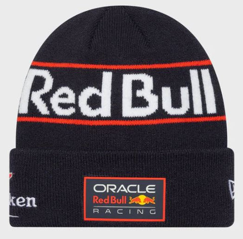 New Era F1 Oracle Red Bull Racing #11 Sergio Perez Cuff Knitted Beanie - Navy