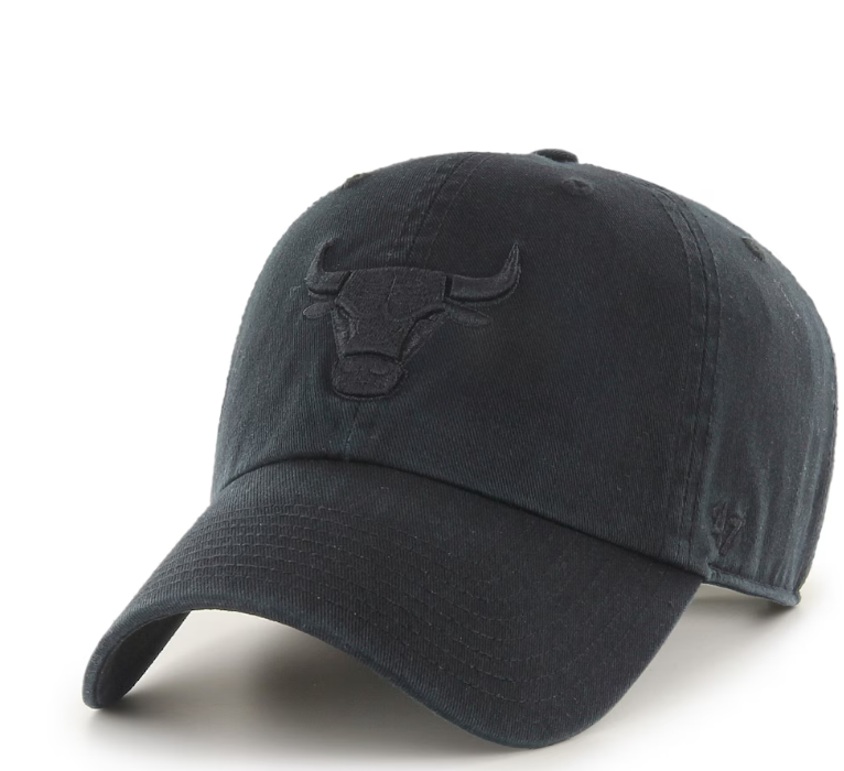 ’47 NBA Chicago Bulls  Clean Up Hat  Adjustable Strap - Black