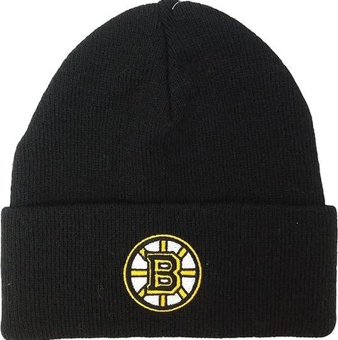 American Needle NHL Boston Bruins Knit Cuffed Hat - Black