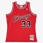 Mitchell & Ness Men's NBA Chicago Bulls Scottie Pippen 2003-04 Hardwood Classics Swingman Jersey - Red